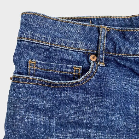 Aeropostale Women's MIDI Roll Cuff Denim Shorts size 6 - Picture 6 of 7